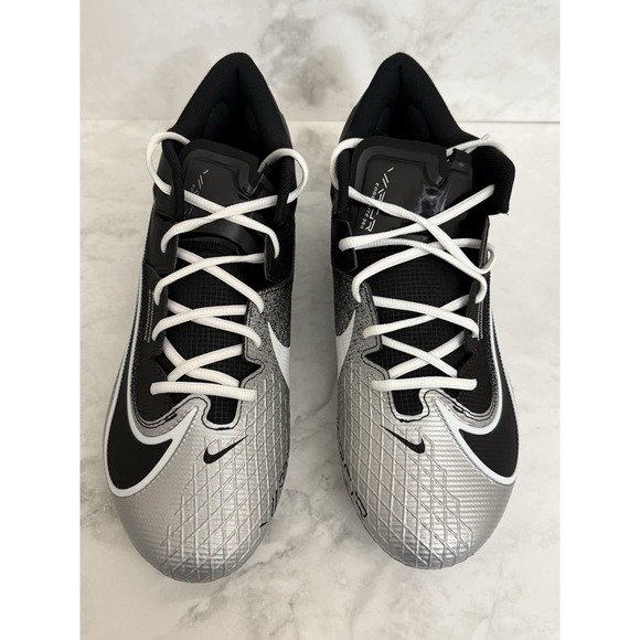 Nike Vapor Edge Elite 360 2 Oregon Ducks Football Cleats Black Silver Size 13.5W main image 8